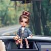 Car Acrylic Mirror Decoration Girl Series Car Interior Accessory Style Cartoon