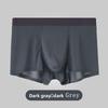 Men's Summer Thin Hollow Antibacterial Mesh Ice Silk No Trace Transparent Flat Angle Underwear