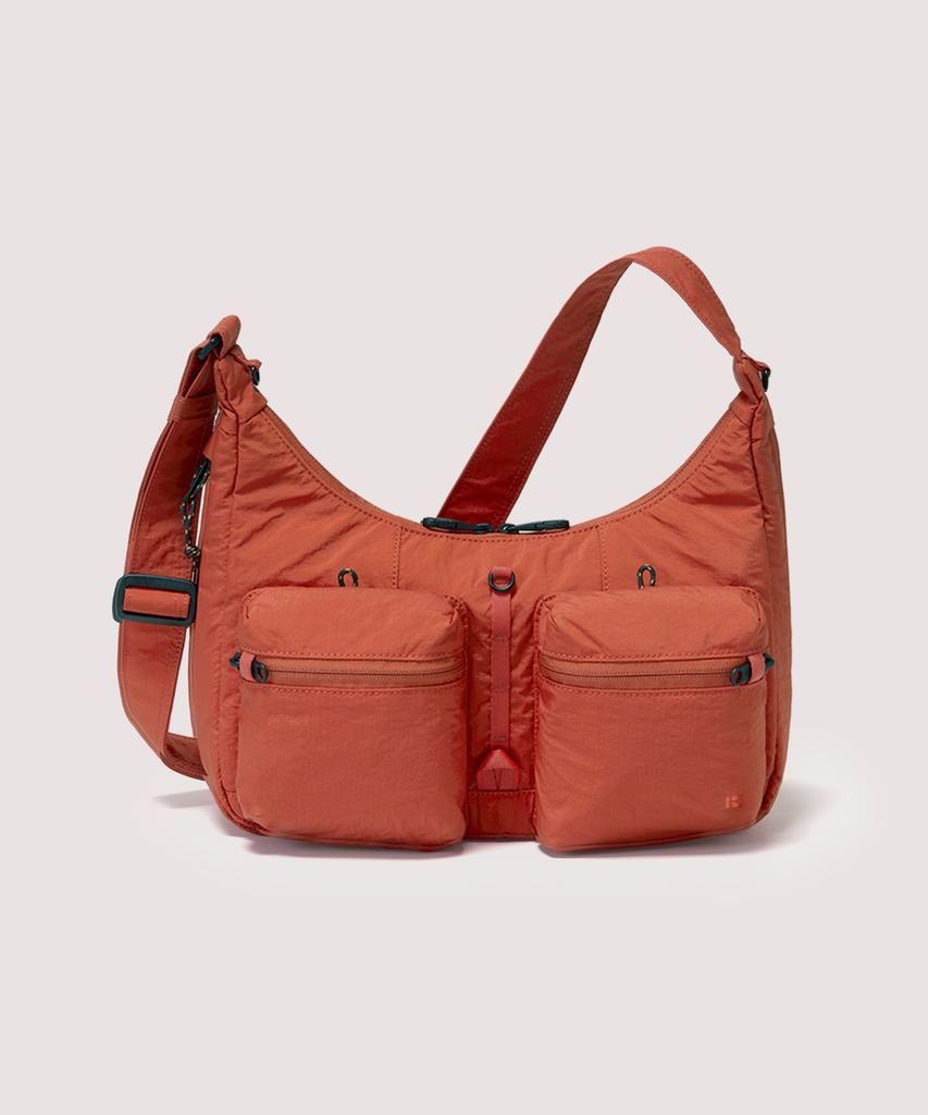 Branden Safe Plus Crossbody Bag (Deep Orange)