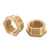 Pipe Installation Brass Reducer Adapter Brass Reducer Adapter Fitting Brass Thread Connector 1 Inch To 3 4 Inch Reducer