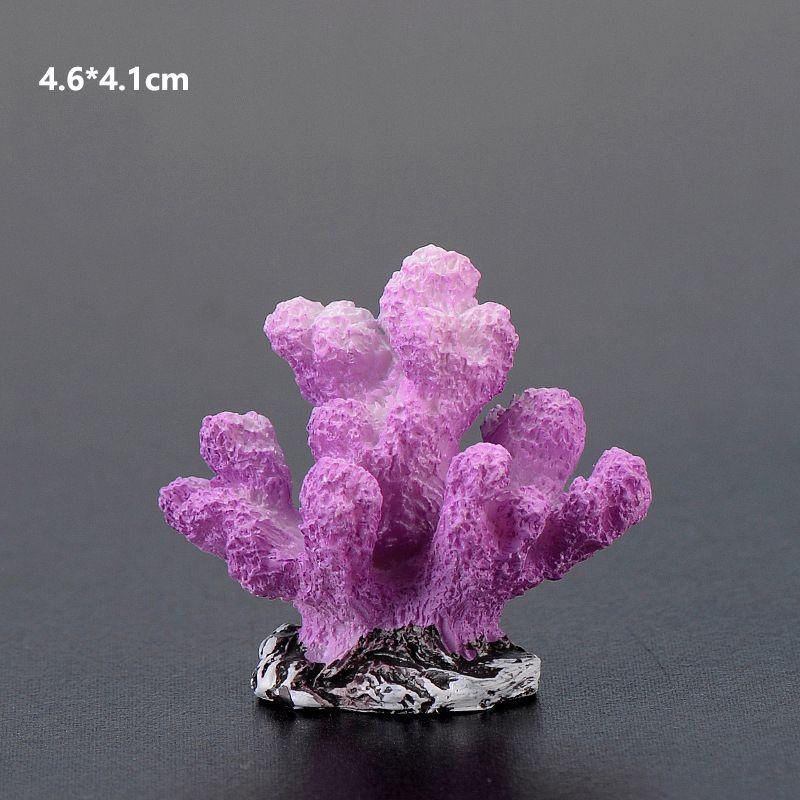 Buntes Harz-Korallenornament für Aquarien und Fischtanks