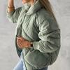 Women's Quilted Puffer Vest Sleeveless Lightweight Zip Up Jacket Winter Warm Coat Outerwear Short Puffer Jacket with High Collar