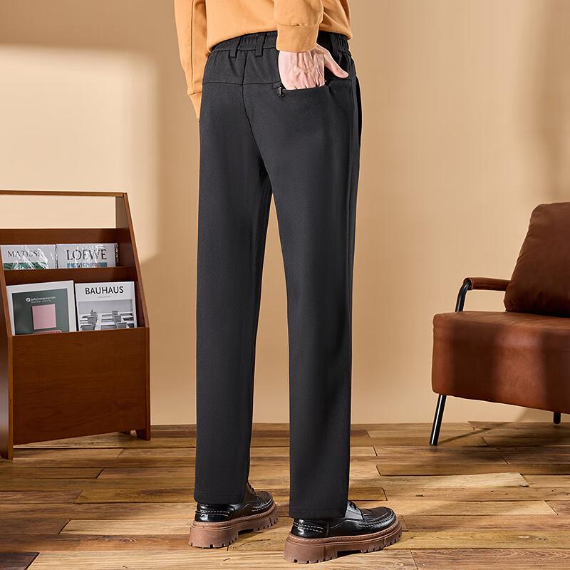 FAPAI Men's Starry Stripe Elastic Waist Comfort Casual Pants