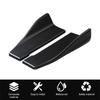 Universal Fit Car Spoiler Lip Carbon Fiber Glossy Black Rear Side Skirt Rocker Wings 35cm Protection Trims for Vehicle