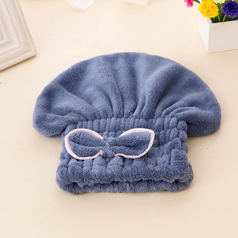 Fast Drying Hair Drying Caps Extrame Soft Ultra Absorbent Microfiber Thick Portable Cute Hair Towel Caps Towel Turban Wrap For Wet Hair Knot Dry Cap