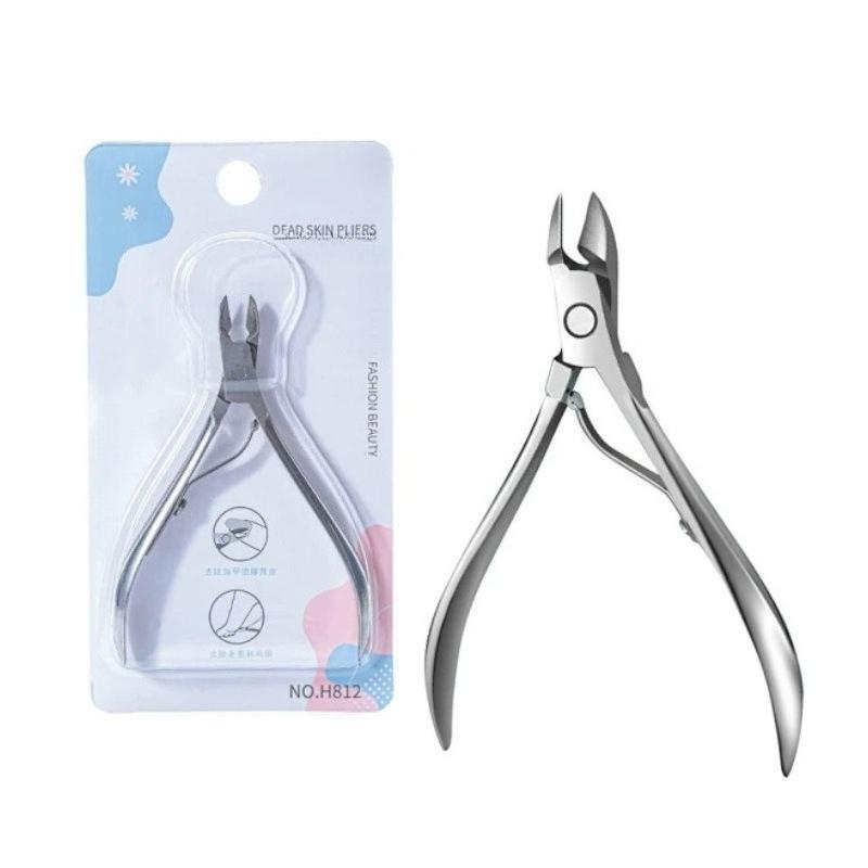 Stainless Steel Dead Skin Scissors, Exfoliating Pliers, Single Fork Beauty Manicure Pliers, Beauty Nail Tools