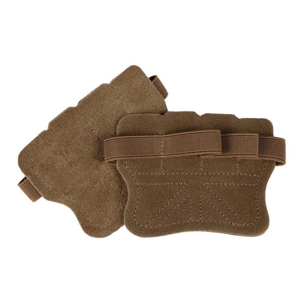 1 Pair Anti-slip Fitness Four Fingers Gloves Breathable Shock Absorption Weightlifting Gloves Wear-resistant Training Palm Guard