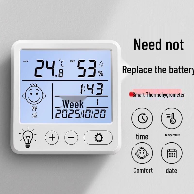 

Zhifan Digital Indoor Thermometer Hygrometer