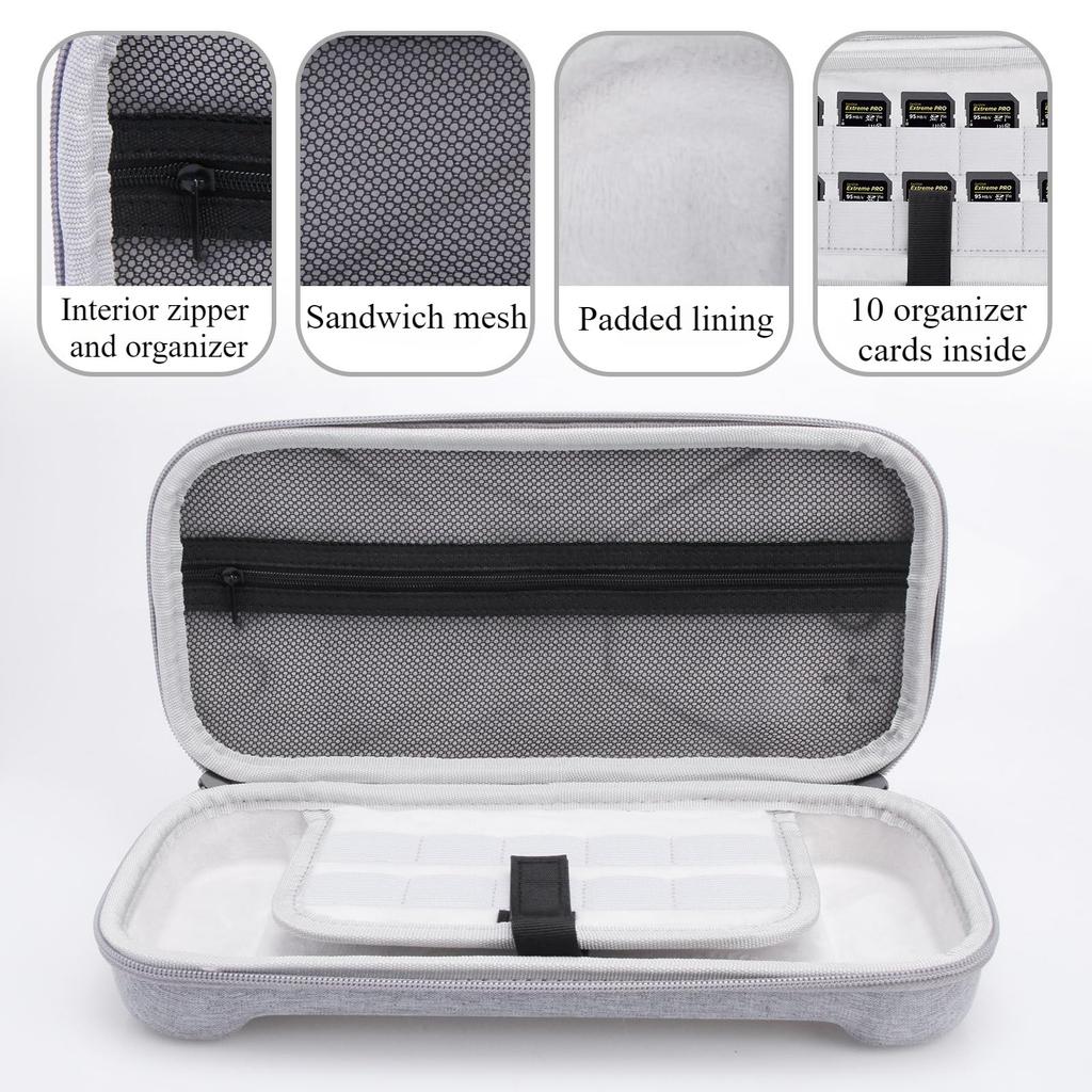 Travel Carrying Case For Nintendo Switch 2 EVA Hard Shell Shockproof Storage Bag Protective Bag Pouch for NS 2 Console Accessory