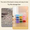 1pc drawer style 6-grid/9-grid/12 grid bracelet jewelry storage box desktop jewelry stationery lipstick dustproof storage box