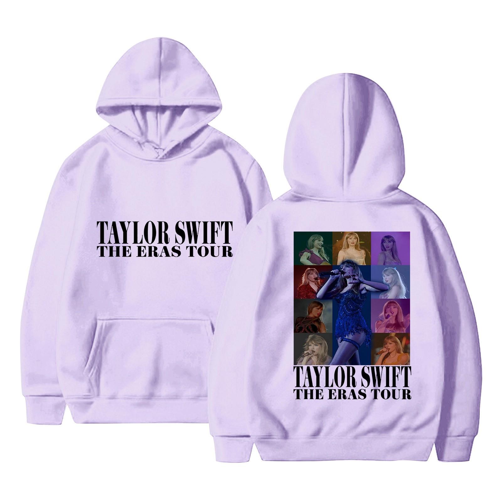 Women s Fall And Winte Printed Pullover Hooded Sweatshirt Fleece Long Sleeve Fashion Sweatshirt M