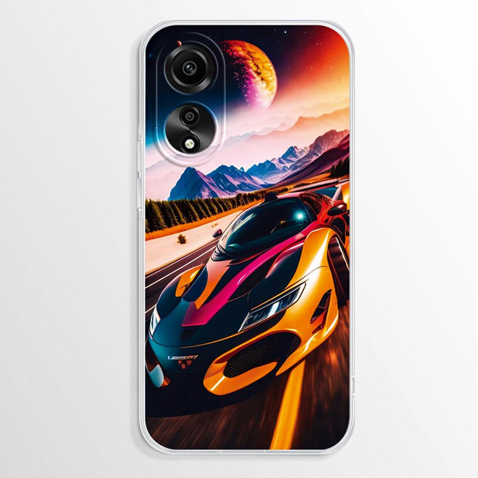 Pentru Oppo A38 A18 A78 A58 4G Carcasă Fundas Marmură Transparentă TPU Rezistentă la Șocuri Coque Pentru OppoA78 OppoA58 OppoA38 OppoA18 4G Moale Capa Carcase