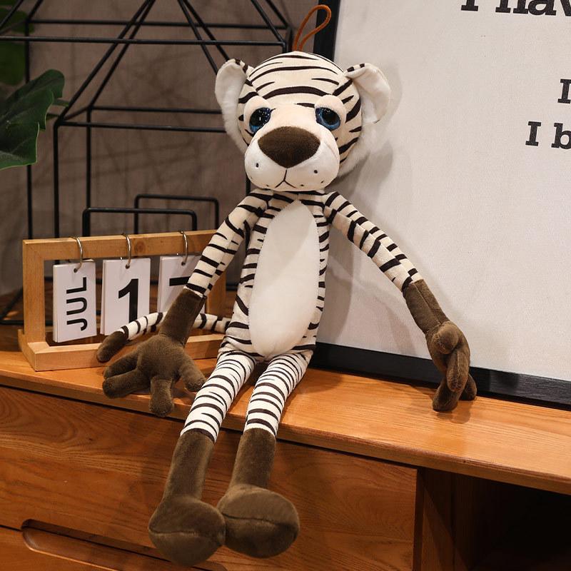 Long Arm Forest Animal Plush Toys Long Leg Lion Tiger Monkey Rabbit Giraffe Stuffed Animals Dolls