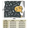 Gudetama  Cartoon Lazy Egg  Blanket Fleece All Season  Breathable Lightweight Throw Blankets for Sofa Office Quilt