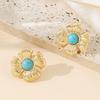Handmade Stainless Steel Earrings Bean/Star/Floral/Butterfly/Coral Ear Studs Accessories Trendy Jewelry for Ladies
