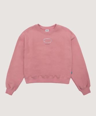 BONATSPALETTE Bp Beaded Semi-Crop Sweatshirt_Indie Pink
