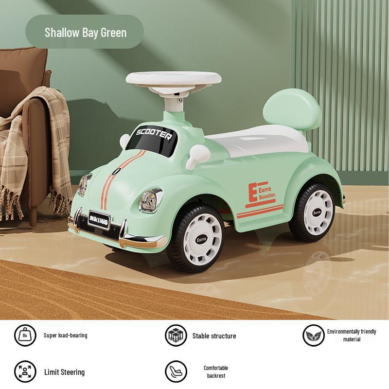 4-Wheeled Toddler Wiggle Car & Balance Bike for Ages 1-3 - Baby Walker & First Birthday Gift