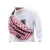 Vans Checkerboard Print Zipper Closure Polyester Chest Bag Crossbody Waist Bag Unisex bags Red VN0A2ZXX976