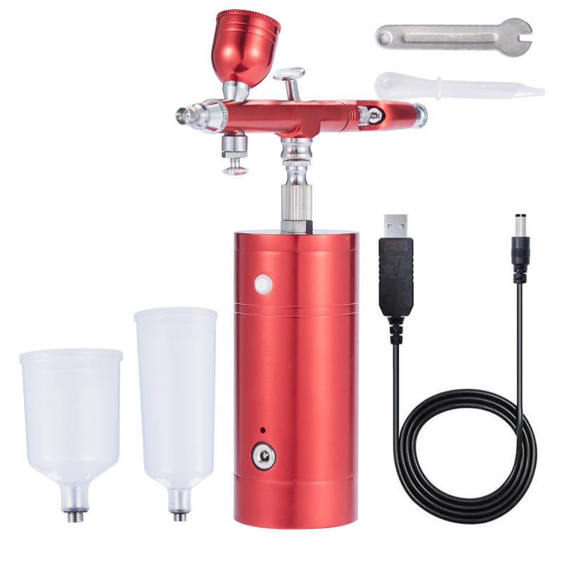 Portable Electric Airbrush & Air Pump Set for Painting, Tattooing, and Coloring