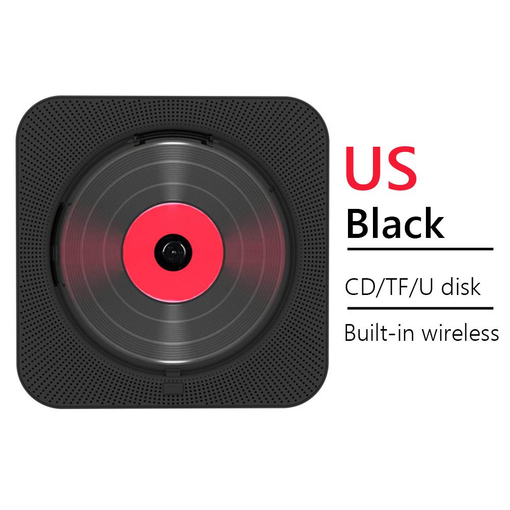 

Настенный CD-плеер с объемным звуком FM-радио Bluetooth USB MP3-диск Портативный CD-плеер с дистанционным управлением Стереодинамик