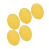 5pcs Silicone Hand Grip Ball Wrist Exercise Strength Training Massage Grip StrengthenerYellow (15