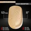 Silicone Height Increasing Insoles Invisible Heel Pads Shock Absorbing Insoles for Men and Women Foot Care Pads