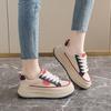 W Non-slip Waterproof Sports Shoes Women's New Autumn Platform Casual Shoes Soft Baseplate Shoes Versatile