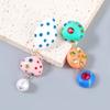 Cute Exaggerated Irregular Geometry Candy Colorful Resin Acrylic Imitation Pearl Dangle Earrings for Women Summer Jewelry Gifts