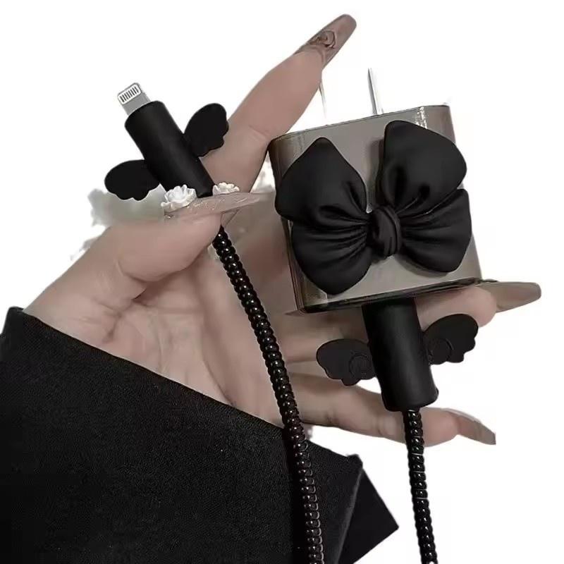 Charging Data Cable Protector Winder Accessories For iPhone 18/20w Charger Protective Cover & Data Cable Protection Rope