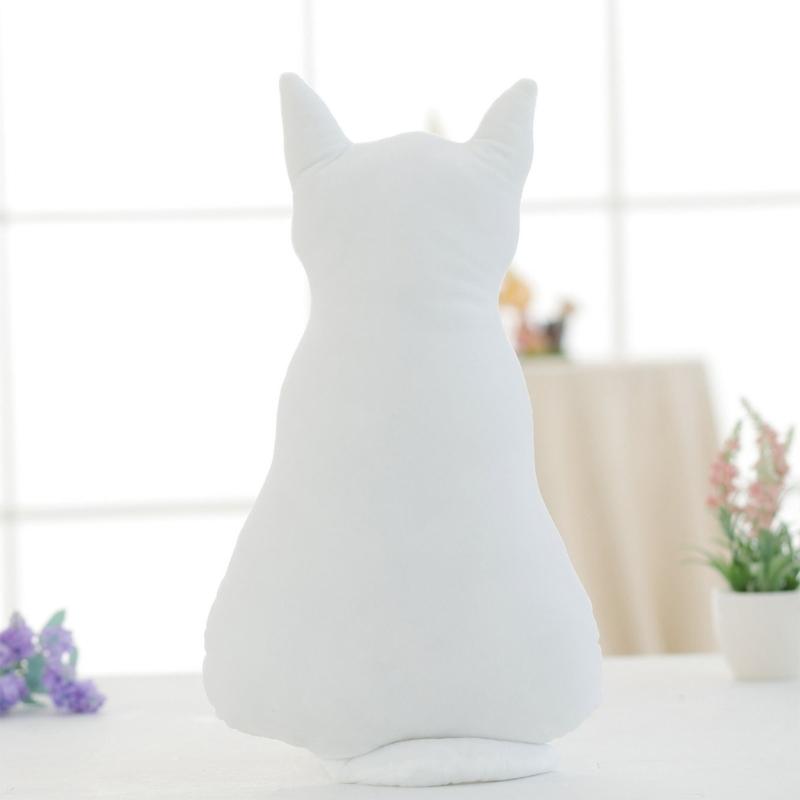 Birthday Gift Cat Back Shadow Pillow Soft and Comfortable Sofa Bed Cushion for Kids and Adults