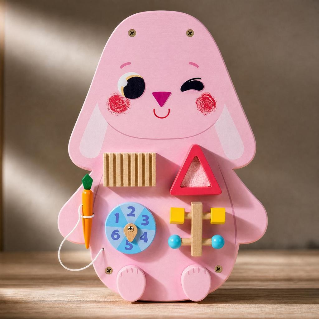 Wall-Mounted Child-Centered Activity Board Educational for Nursery