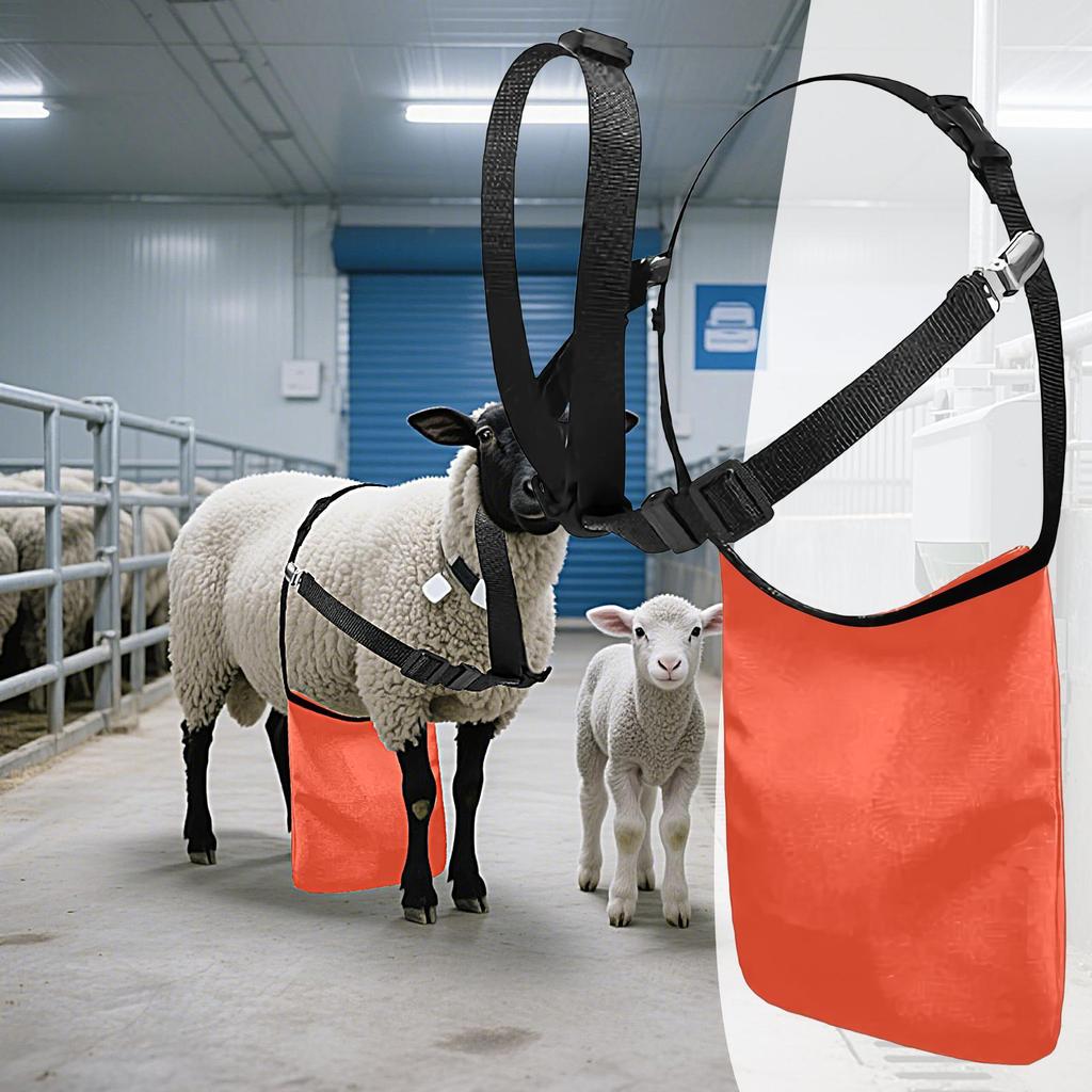 Anti-Zucht-Schürze für Schafe Schafrock Kontrolle Ziege Anti-Paarung Mit Verstellbarem Riemen Vieh Gesundheitszubehör Für Bauernhof