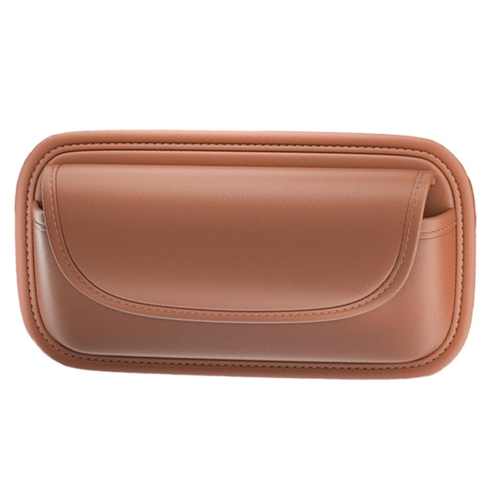 Car Glasses Box Eyeglass Case Universal Sun Visor Car Sunglass Case Protective Auto Eyeglasses Organizer Box Car Accessories