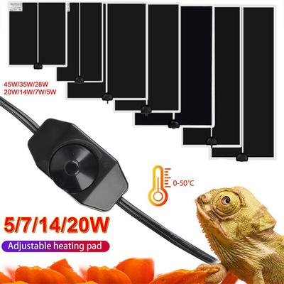 Reptil Einstellbare Temperatur Heizmatte Reptil Winterheizung Heizung Gehörnt USB Heizung Haustier Frosch Spinne Haustiermatte Schildkröte V3J7