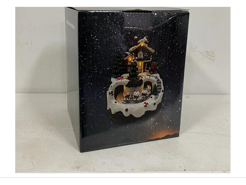 Luminous Musical Cottage Ornament: Eight-Tone Night Light for Children’s Christmas 2025