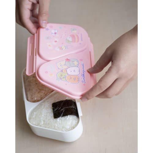OSK Sumikkogurashi Onigiri Lunch Case, 465ml, 180 x 99 x 52mm (H), Plastic, LS-15
