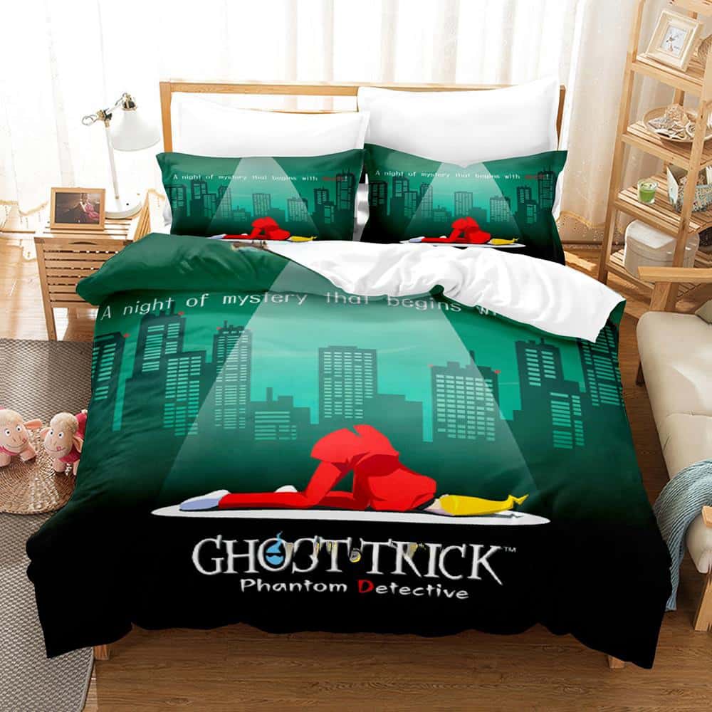 3d Printing Game Ghost Trick Bedding Set Soft Duvet Cover Adult Kids Bedroom Single Double King Size Bed Duvet Cover Pillow Case