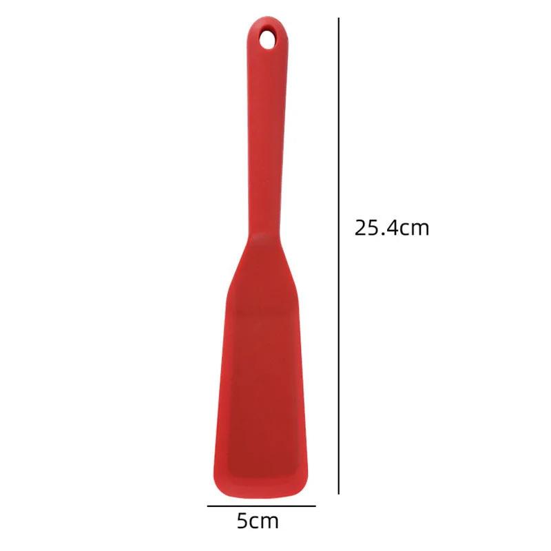 1Pc Silicone Frying Shovel High Heat Resistant Kitchen Tools Non-Stick Pancake Fried Egg Transfer Shovel Cooking Leakage Spatula