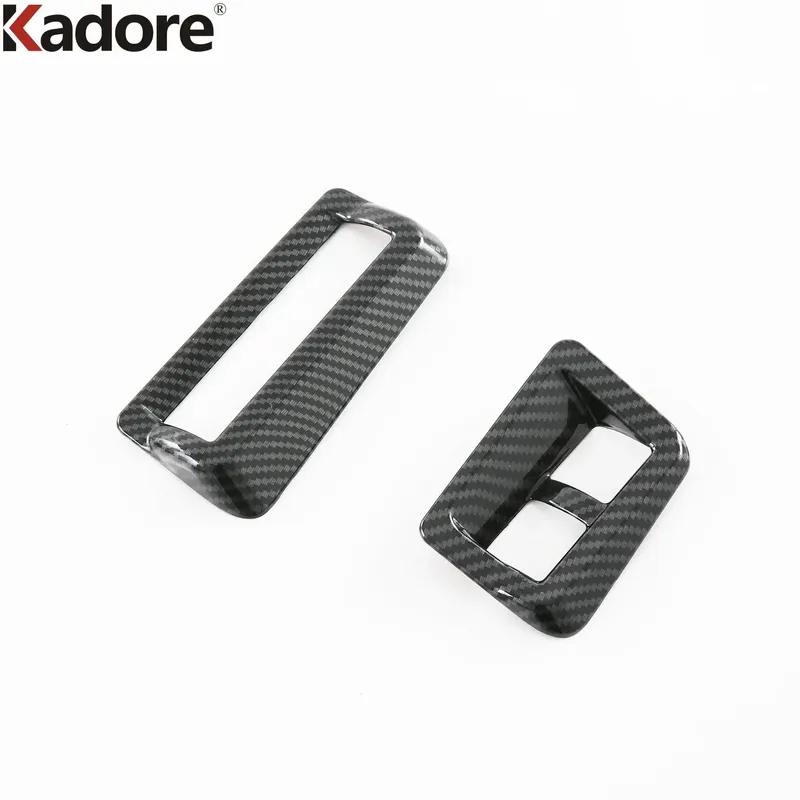 Car Head Light Lamp Switch Button Panel Cover Trim For Toyota Corolla Cross - 2024 Carbon Fiber Interior Accessories
