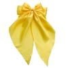 Hairpin Style Bow Double-layered Ribbon Long Tail Tassel Fashionable Lady's Spring Clip Hair Accessory