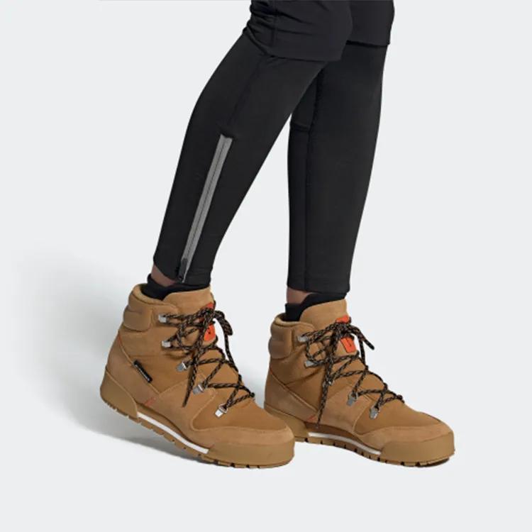 adidas Terrex Snowpitch Cw 'Brown White' Women's (Unisex) Mountaineering Hiking Shoes FV5165