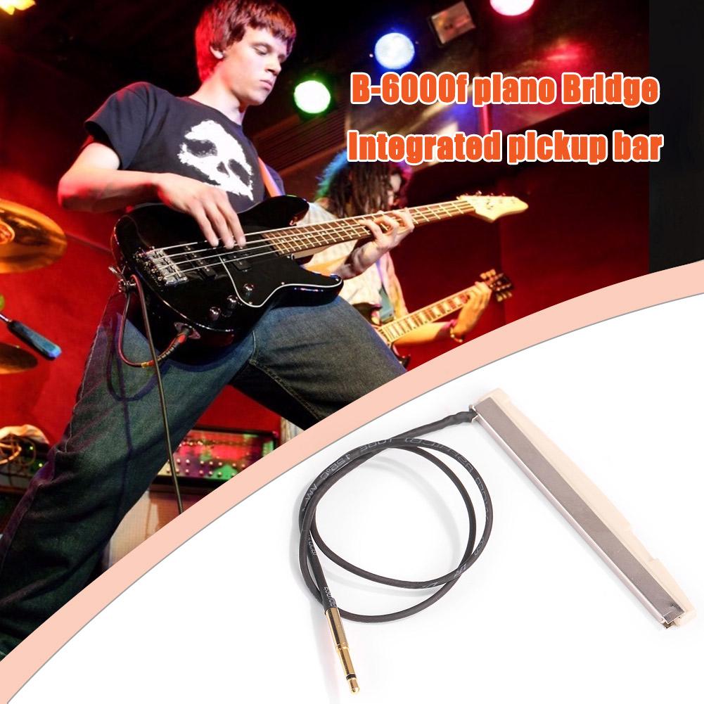 Acoustic Guitar Piezo Pickup Sticks Under Bridge Saddle Integrated Guitar Pick-Up Bars Professional Instrument Parts
