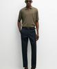 Masimodutti Cotton Blend Slim Fit Pants
