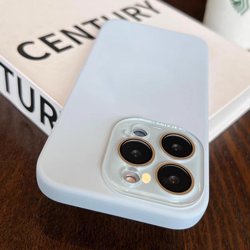 Applicable To IPhone 16 Apple Phone Case Liquid Silicone Magnetic Light Cyan 14 All Inclusive Lens Film 13 Anti Fall