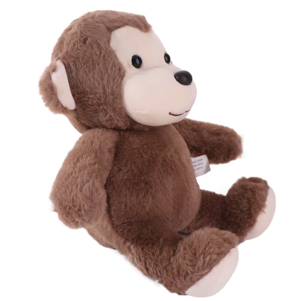 Wild Animals Plush Monkey Toy Super Soft Stuffed Pillow Simulation Monkey Doll Kawaii Cartoon Monkey Stuffed Animals