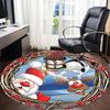 1pc Christmas Wreath Chair Carpet for Office Non-Slip, Rug for Office, Room, Good Gift for Family or Friends,  yy251226172