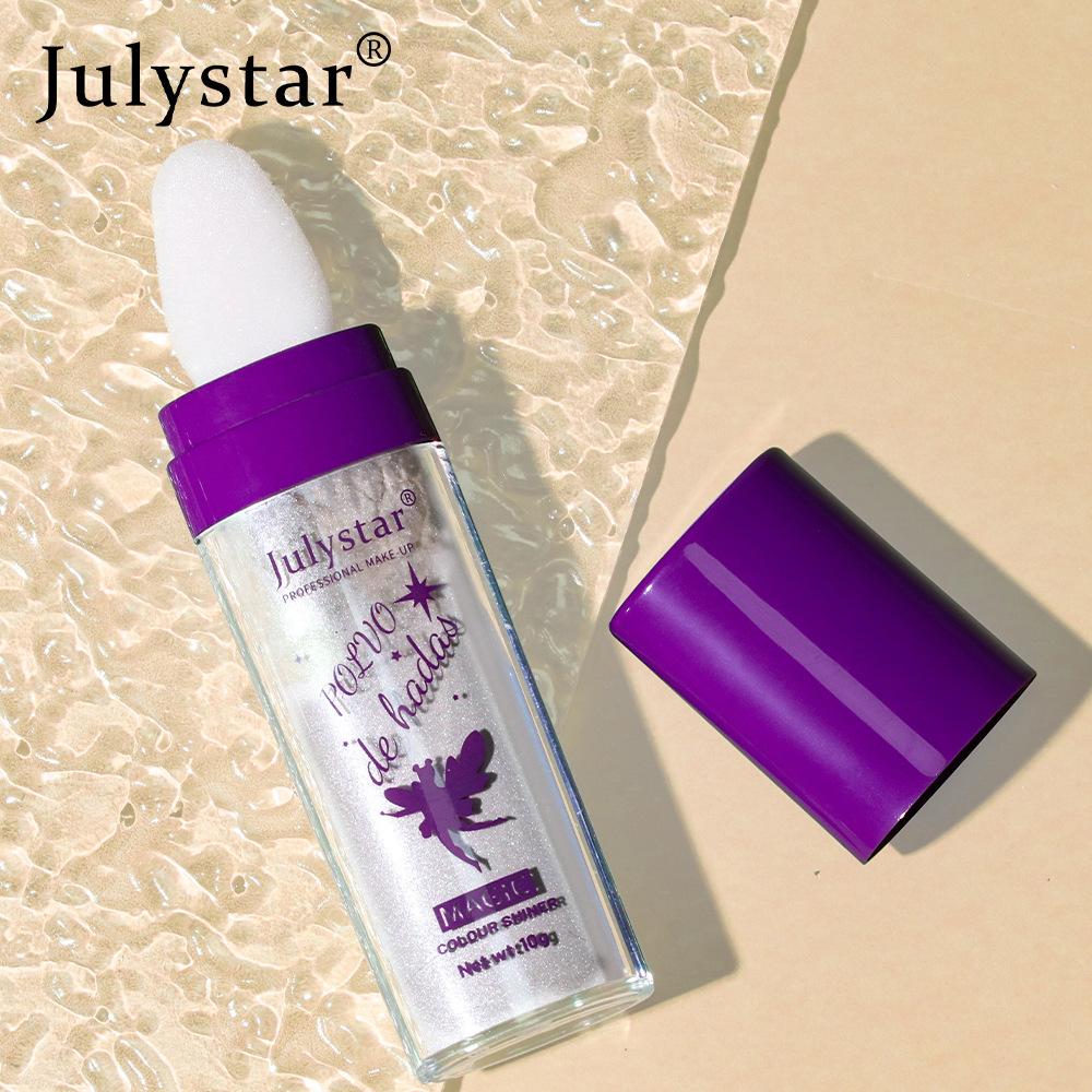 Polvere illuminante Illumina tutto il corpo Polvere riparatrice in polvere ad alta luminosità Trucco riparatore tridimensionale naturale