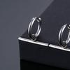 Design Punk Line Geometric Hoop Earrings Pendant Women Men Unisex Party Ear Jewelry Gift For Friends