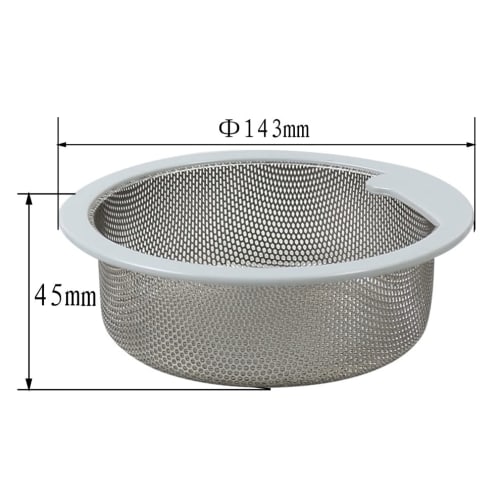 Talea Kitchen Sink Shallow Basket Drain Drain