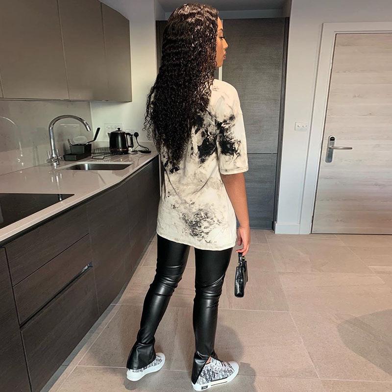 2022 модные осенне-зимние женские брюки из искусственной кожи — фото 3